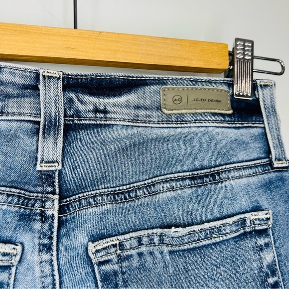 AG Women's Blue Farrah bootcut crop Jeans blue size 25 - Picture 5 of 9